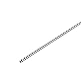 uxcell 丸いチューブ ストレートパイプ 304ステンレス製 シームなし 外径4 mm 壁厚さ0.4 mm 長さ250 mm