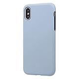 レイ・アウト iPhone XS ケース TPU 耐衝撃Light Carbon/カーボンブルー RF-P20CP3/CA