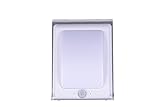 Orader 16 LED ソーラーライト 門扉用ライト 人感センサー 屋外照明/軒先/壁掛け/庭先/玄関周りなど対応(ホワイト)