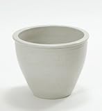 信楽焼・睡蓮鉢「雅」丸型30サイズ・白（陶器製）日本製