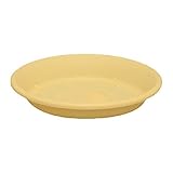 アイリスオーヤマ 受け皿 素焼風受皿 8号 イエロー 直径約24×高さ約3.8