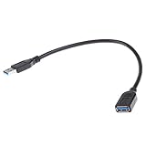 IPOTCH 高品質　多機能 実用的　USB3.0 オス - メス 延長ケーブル　データ転送ケーブル　0.3ｍ長さ