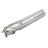 uxcell　エンドミルカッター　螺旋溝　HSS-AL　ストレートシャンク　エンドミル　14mm直径
