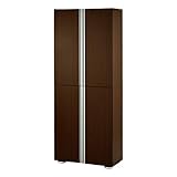 日本製 靴箱 シューズボックス 転倒防止金具付 シューズケース 下駄箱 可動棚 〔幅75cm〕 ダークブラウン