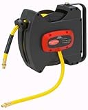 Central Pneumatic 20 Ft Enclosed Retractable Air Hose Reel w/ 3/8 Hose by Central Pneumatic