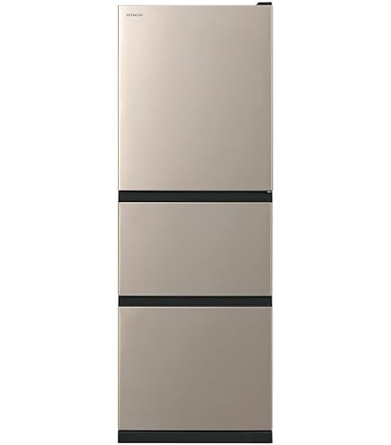 Amazon.co.jp: 日立 冷蔵庫 幅54cm 265L シャンパン R-27RV N 3ドア 右