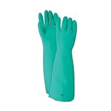 Magid Glove & Safety WU22-10 Magid Comfort Flex 22 Mil Unlined Pebble Grip Nitrile Gloves 9 Green 10