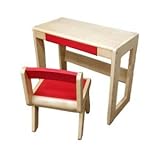 Na Kids スタディーセット KDS-1541 レッド 自発心を促す　ネイキッズ　スタディセット キッズテーブルセット ミニテーブル　学習机　お絵かき机