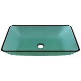 MR Direct 640 Emerald Coloured Glass Vessel Bathroom Sink by MR Direct