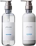 plus eau プリュスオー シャンプー トリートメント メロウ シルク美容液成分配合 シリコンフリー 450ml 2本セット