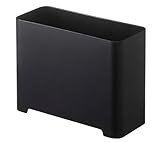 山崎実業(Yamazaki) マグネット バスルーム ゴミ箱 ブラック 約W20×D8.7×H15㎝ タワー マグネット付き 排水穴あり ダストボックス 5541