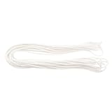 リコイルプルスターターロープロープ　プルスターターロープ プルスターターコード 4.5mmX 10m　エンジン用　ホワイト