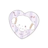 こぎみゅん ハート型缶バッジ パープル 10th Anniversary