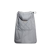 【ベビーアムール】Bebamour 抱っこひもカバー ケープ ベビーフード付きパーカー コート 防寒 マント出かける用 出産祝い (ライトグレー)