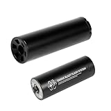 [LAYLAX] スモークトレーサー 発煙機能付き ショート(120㎜) 14ミリ逆ネジ対応 LED Type-C充電 スモークオイル(発煙用オイル)×2付属 モード切替 セット エアガン ガスガン サバゲー カスタム マズル