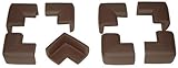 KidKusion Toddler Kushions for Corners - Brown (8 Pack) by Kid Kusion [並行輸入品]