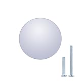 AmazonBasics Round Cabinet Knob, 1.18" Diameter, Polished Chrome, 10 Pack