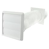 spares2go外壁Ventingキットfor Baumatic Cooker Hoods（ホワイト、4インチ/ 102 mm )