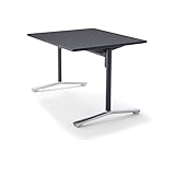 コクヨ  配送・組立・設置込    ミーティングテーブル DAYS OFFICE FLIP TOP XY-TFT128FPMCB 幅120×奥行8