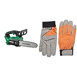 HiKOKI(ハイコーキ) 36V充電式チェーンソー CS3625DC(NN) + 振動低減手袋(Lサイズ) セット