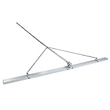 トンボ とんぼ 大型角度調節板トンボ アルミ合金製 コンクリート専用 土間仕上げ 軽量 約15kg 幅約295.5cm 伸縮 長さ調節 水平ブレードタイプ アルミトンボ アルミ板トンボ アルミレーキ 