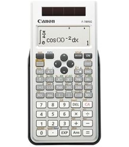 Amazon.co.jp: キヤノン 関数電卓 F-789SG-SL SOB 20桁 教科書ビュー