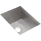 Elkay EFU141810 Avado 16-1/2-Inch by 20-1/2-Inch Stainless Steel Undermount Bar Sink, Polished Satin