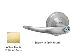 Schlage al10s-omeオメガANSIグレード2標準Duty Commercial Passageレバーセット、 AL10OME619 1