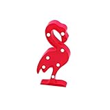 ledmomoトロピカル装飾ピンクフラミンゴLEDナイトライトデスクランプマーキーSign