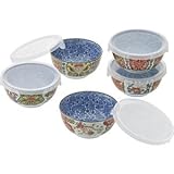 『香典返し 法事引き出物 お返しなどに人気の商品』　有田焼　古伊万里絵変り　ノンラップ鉢5客揃　【掛け紙・包装可】