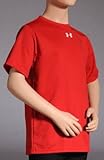 Boys ' ShortsleeveチームTトップスby Under Armour – レッド、XL