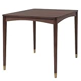 SINAPP ダイニングテーブル 2人用 4人用 食卓 木製 北欧 ウォールナット SIK6316 ブラウン 75cm幅