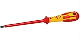 C. K Tools T49144-025 Dextro VDE Insulated Slotted Driver Cabinet Tip 3/32-Inch x 3-Inch Shaft [並行輸入