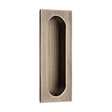 Baldwin br7013006ソリッド真鍮予約からプルをフラッシュコレクション、2パック