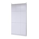 JK MEMORIA 棚板が1cmピッチで可動する 薄型扉付幅120.5 上置きセット FRM-0102DOORSETWH