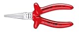 GEDORE 6717110 VDE Round Nose Pliers with VDE Dipped Insulation, 160mm Length [並行輸入品]