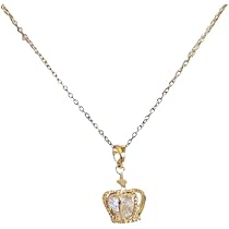 Amazon | 【MateRial】 ネックレス レディース メンズ 王冠