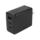 オウルテック AC充電器 PD65W USB Type-C×2 USB Type-A×1 【3台同時充電】折りたたみプラグ ノートPC対応 充電器 ブラック OWL-APD65C2A1GR-BK