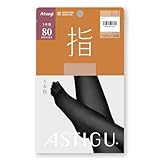 [アツギ] タイツ ASTIGU(アスティーグ) 【指】 80デニール ５本指 単品 AP1580 レディース シェリーベージュ