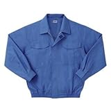 空調服 綿薄手長袖作業着 KU90550 【カラーライトブルー： サイズL】 服地のみ