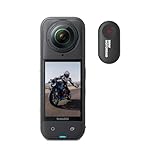 Insta360 X5 BMW Motorrad 版 - 防水8K 360度全景カメラ、高い暗所性能、見えない自撮り棒効果、頑丈で交換可能なレンズ、3時間バッテリー、ウィンドガード内蔵、手ブレ補正、トリプルAIチップデザイン