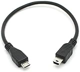 USB-B to USB mini-Bケーブル オスtoオスタイプ Micro-B to Mini-B 高速データ伝送 (USB-B to USB mini-B) 高速充電 耐久性と有用性