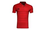 CanterburyストライプTrue Red / Navy Poloシャツss15