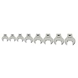 WILLIAMS 8 PC 3/8 DR CROWFOOT WR SET (10791) 3/8"ドライブ クローフットレンチ セット(17~24mm) JHW10791