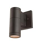 Artcraft Lighting AC8001BK Nuevo Outdoor Wall Sconce, Black [並行輸入品]