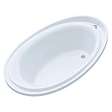 KOHLER K-1190-0 Purist 6-Foot Experience Bath, White [並行輸入品]
