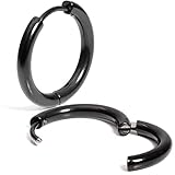 [SEIYA INTERNATIONAL] フープピアス リングピアス ピアス メンズ レディース ステンレス 18G 両耳 2個セット (