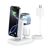 充電スタンド 3in1 Type-C有線充電ステーション PSE認証 30W急速充電 スマホスタンド 30Wアダプタ付属 iPhone17/16/15 Pro(Max) Galaxy S25/S24/A36/A25/Z Flip/Fold/Pixel 10/9/AQUOS USB-C端末イヤホン Apple Watchシリーズに対応 高耐久 テレワーク用品 プレゼント 白