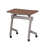 TOKIO NTTホールディングテーブル 棚付 パネル無 W700×D500×H720mm NTT-750 ダークウッド