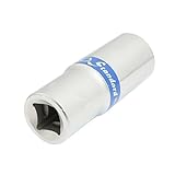 uxcell　6ポイントソケット　クロームバナジウム鋼　アクスルナットディープシングル六角ソケット　CR-V鋼